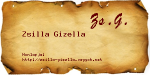 Zsilla Gizella névjegykártya